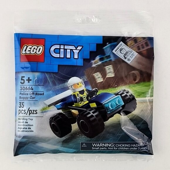 LEGO CITY Space Hoverbike 46 Pcs 30663 6+Yrs Police Off Road 35 Pcs 30664 5+Yrs - Picture 7 of 13